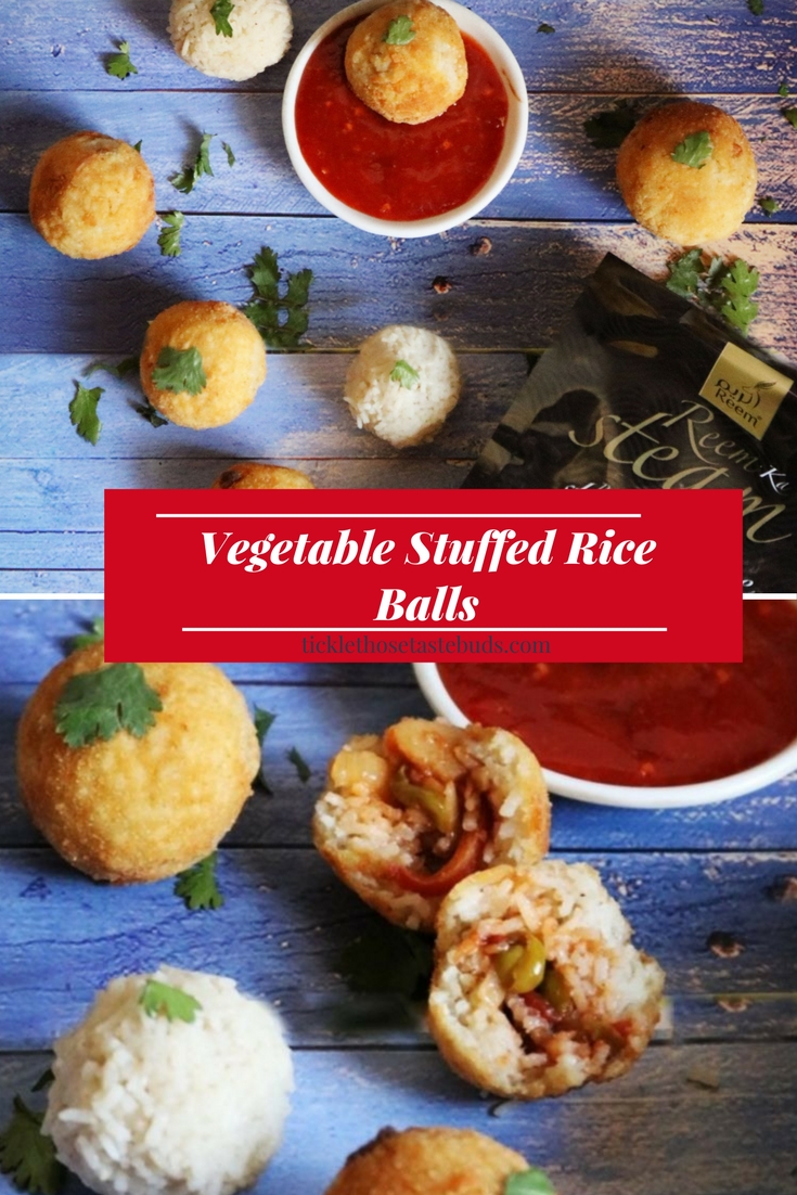 Vegetable-Stuffed Rice Balls | Tickle Those Taste Buds