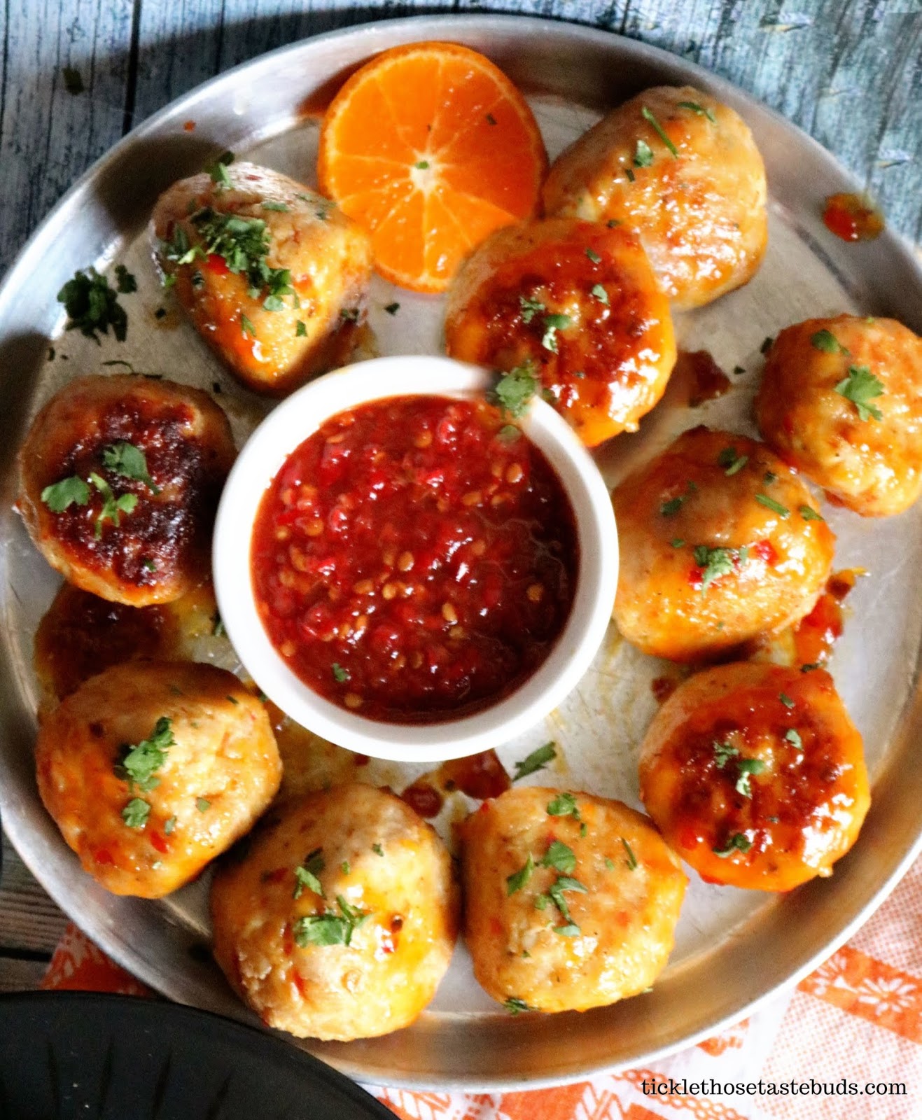 Orange Chicken Meatballs